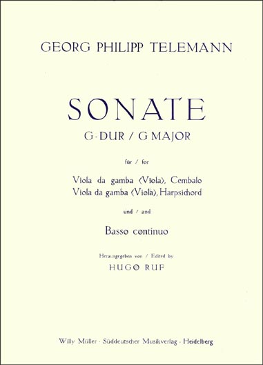 Telemann - Sonata for Viola, Piano &amp; Continuo in G major