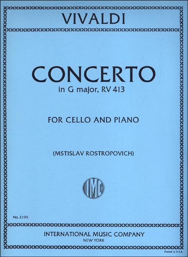 Vivaldi - Cello Concerto in G Major, RV 413 (INT)