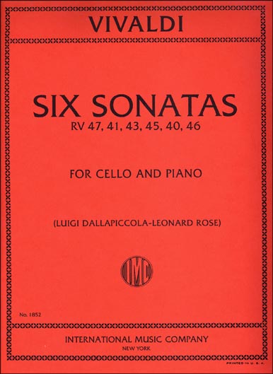 Vivaldi - Six Sonatas for Cello and Piano (INT)
