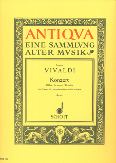 Vivaldi - Cello Concerto in D major, RV 404