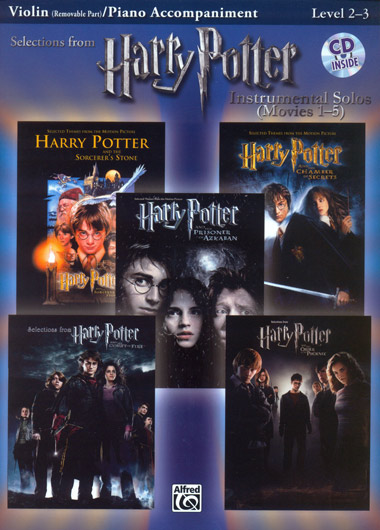 Selections from the Harry Potter Movies for Violin &amp; CD
