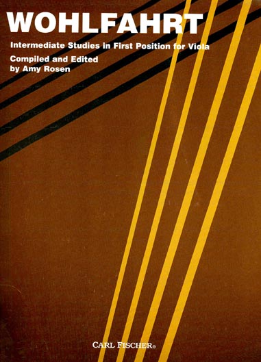 Wohlfahrt - Intermediate Studies In First Position For Viola