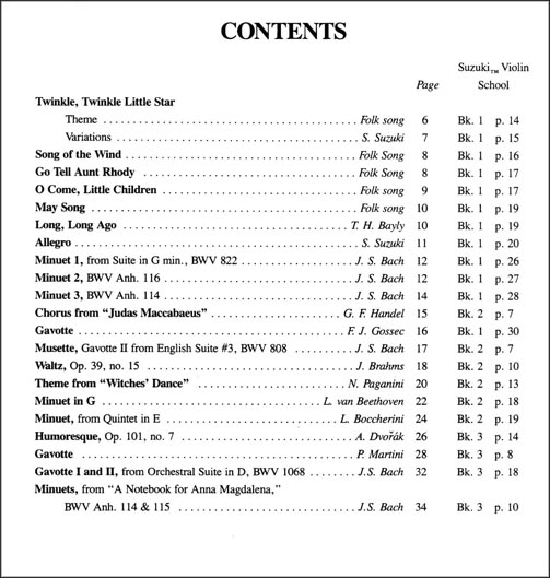 Suzuki - 21 Pieces for Violin with Guitar - Book