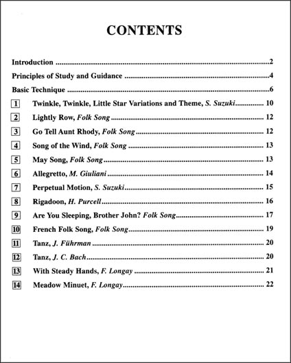 Suzuki Guitar School - Volume 1 - Guitar Part - Book