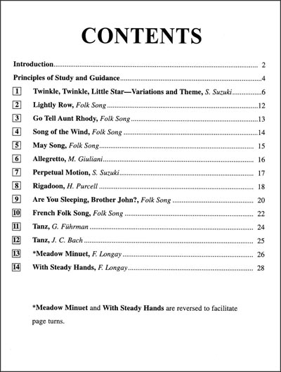 Suzuki Guitar School - Volume 1 - Guitar Accompaniments - Book