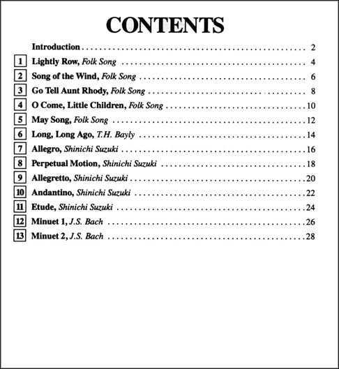 Suzuki - Ensembles for Viola - Volume 1 - Book