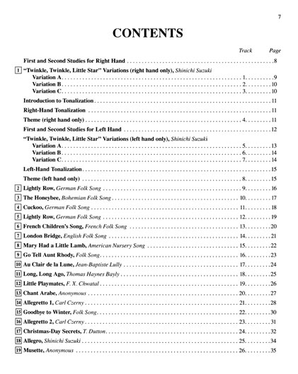 Suzuki Piano School - Volume 1 - Book
