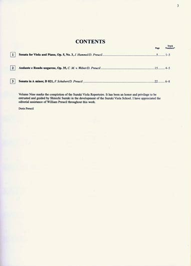Suzuki Viola School - Volume 9 - Viola Part - Book