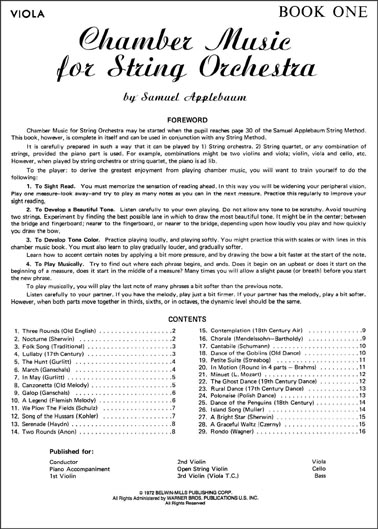 Chamber Music for String Orchestra