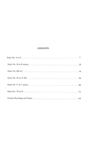 Bach - Suites for Solo Cello BWV 1007-1012 (ST&B)