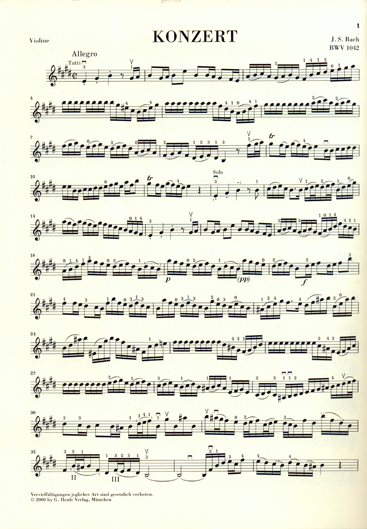 Bach - Violin Concerto No. 2 in E major, BWV 1042 (HEN)