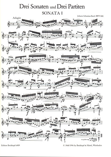 Bach - 6 Sonatas and Partitas for Solo Violin (BREIT)