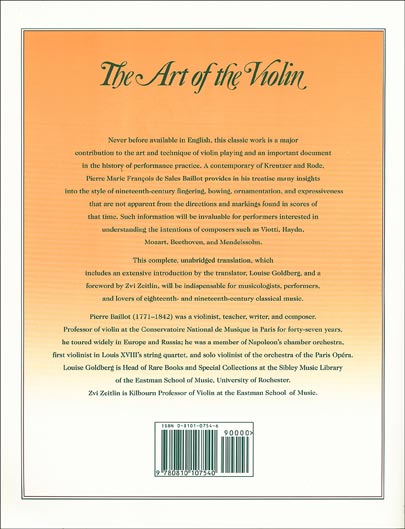 The Art of the Violin