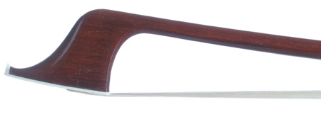 Brazilian Bows Pernambuco Nickel Bass Protege Bow - French -3/4