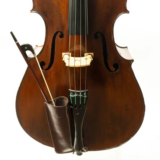 Bass Bow Quiver - Black Leather