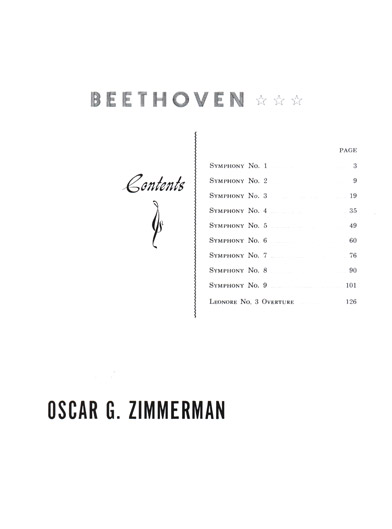 Beethoven - 9 Symphonies and Leonore Overture for Double Bass