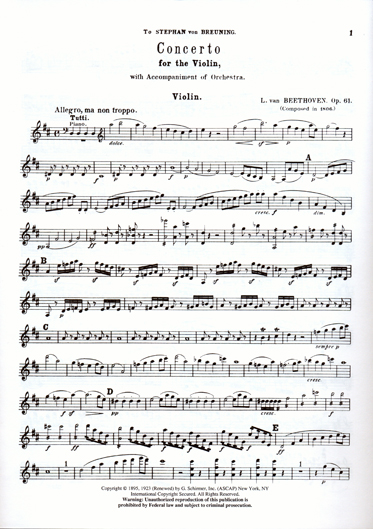Beethoven - Violin Concerto in D major, Op. 61 (SCHIR)