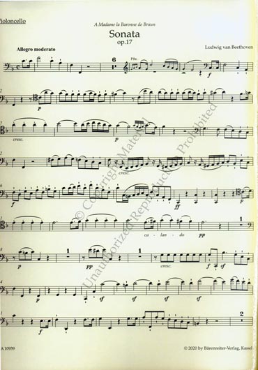 Beethoven - Sonata in F Major, Op. 17 (BAR)