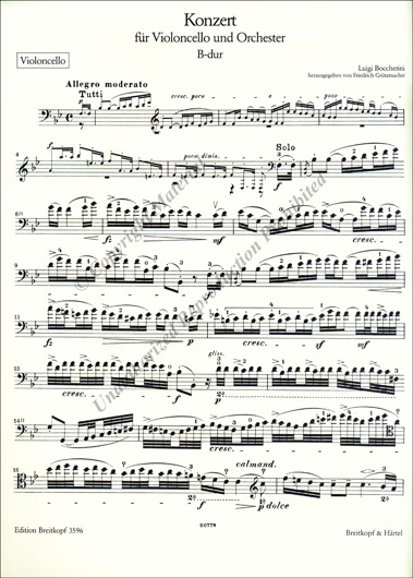 Concerto in B-flat major for Cello and Piano