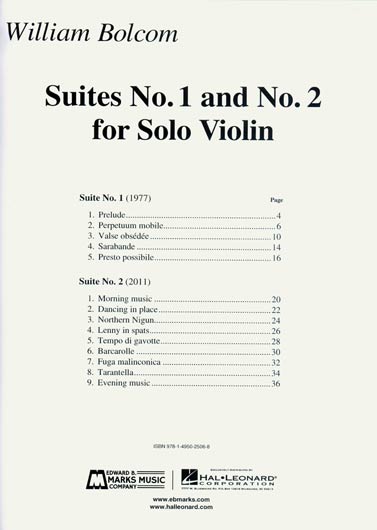 Suites No. 1 and No. 2