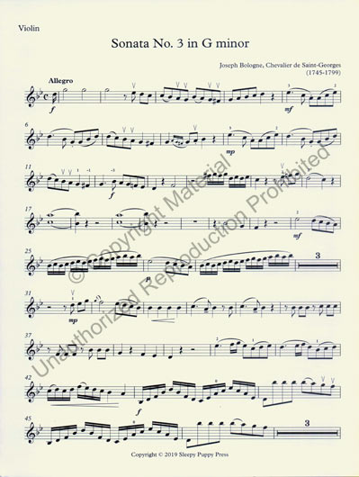 Sonata No. 3 in G Minor