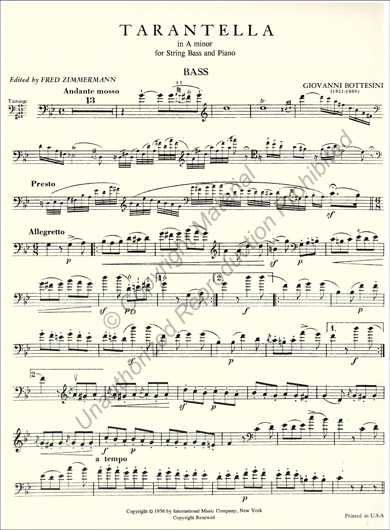 Tarantella in A Minor