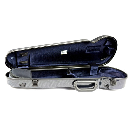 Bam Hightech Contoured Violin Case - 4/4 - Carbon Black