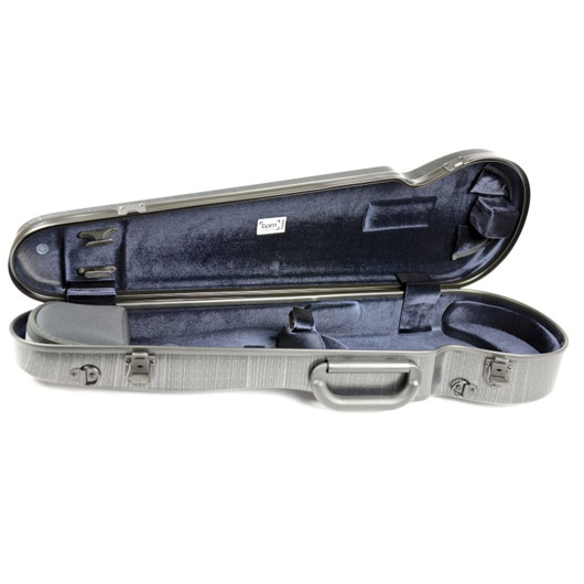 Bam Hightech Contoured Violin Case - 4/4 - Black Lazure