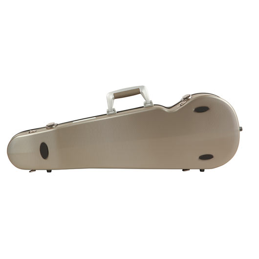 Bam Supreme L'Opera Hightech Violin Case-Champagne-Silver Handle