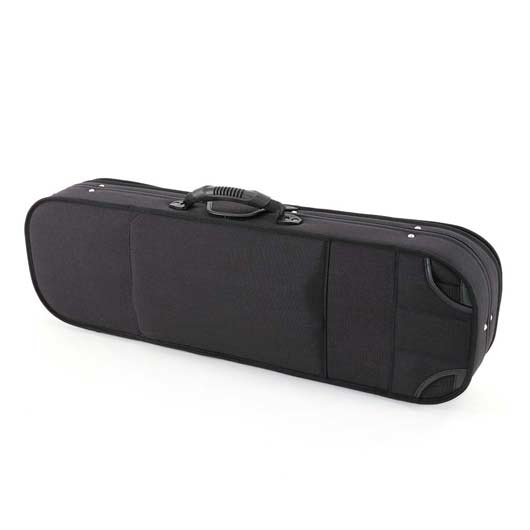 Jakob Winter Greenline Oblong Violin Case - Black-Blue
