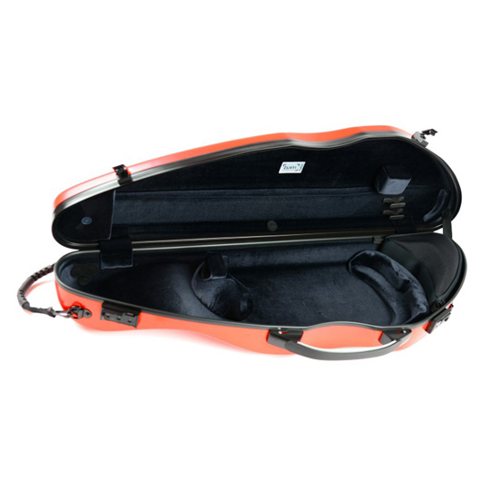 Bam Hightech Slim Violin Case - Orangey