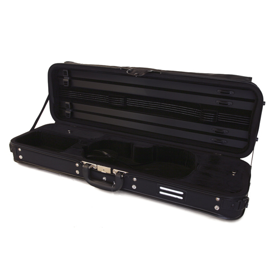 Gewa Violin Oblong Case Diagonale - 4/4 - Black/Black