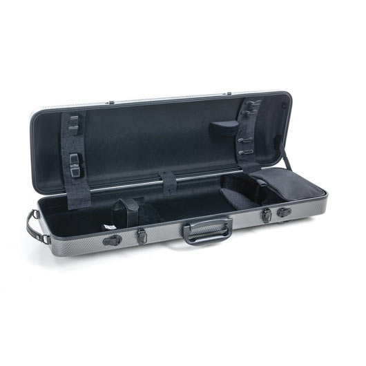 GEWA Pure PC Oblong Violin Case 2.4 - Grey