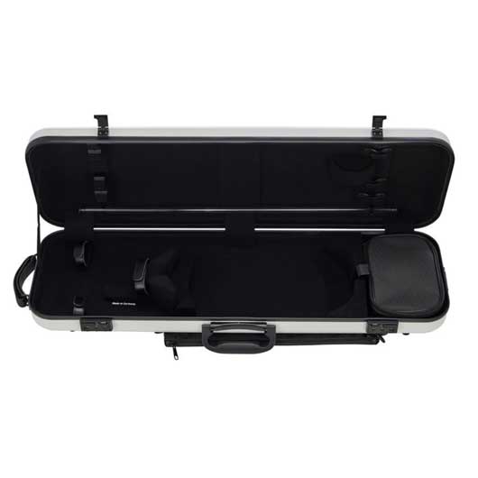 Gewa Oblong Violin Case Air 2.1 - White Matt with Subway Handle