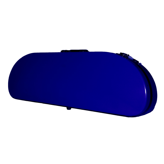 Bobelock Half Moon Fiberglass Violin Case - Blue