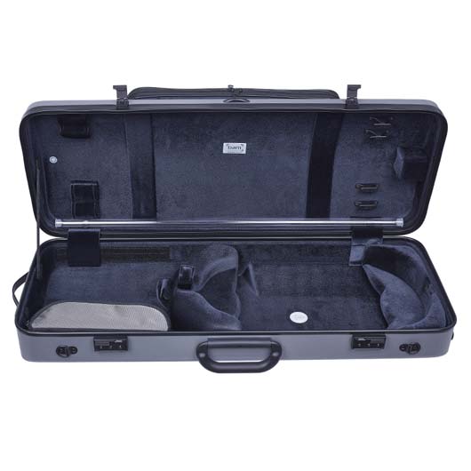 Bam Hightech Oblong Viola Case - Tweed - With Pocket