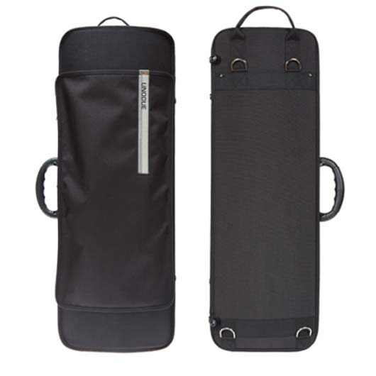 Riboni UNODUE T2 Viola Case - Black- Small (up to 16 3/8 inches)