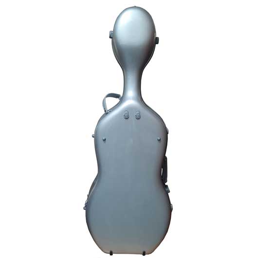 Crescendo PC Cello Case - 4/4 - Silver