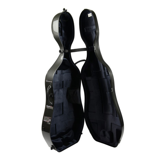 Bam Newtech Cello Case - Black, with wheels