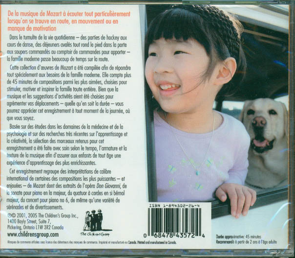 L'effet Mozart Musique pour enfants Vol. 4 CD