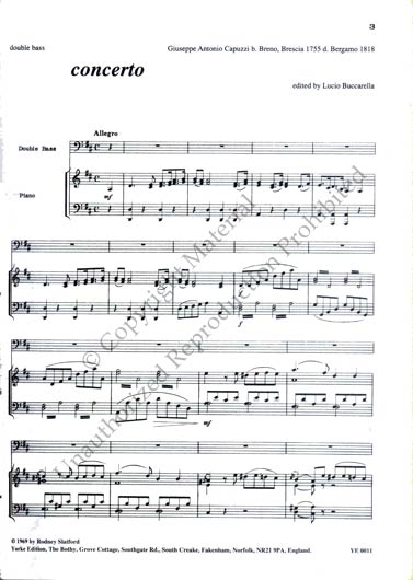 Capuzzi - Concerto In D Major