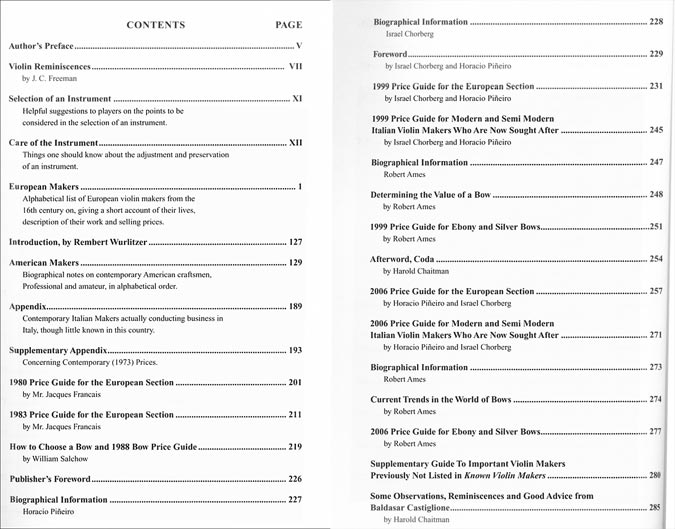 Known Violin Makers 7th Edition