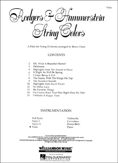 Rodgers & Hammerstein String Colors - Viola