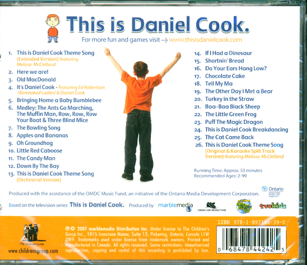 This is Daniel Cook CD
