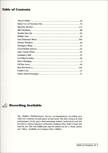 Fiddlers Philharmonic Encore! - Teacher's Score