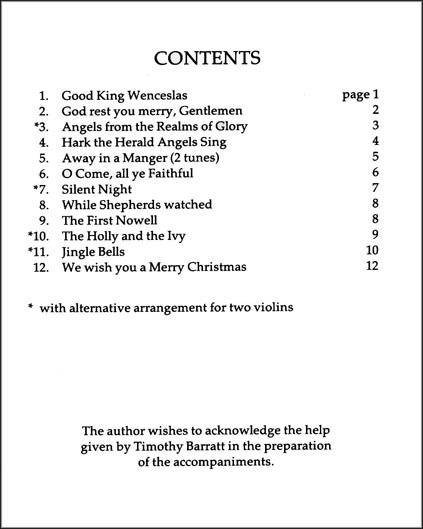 Violin Carol Time