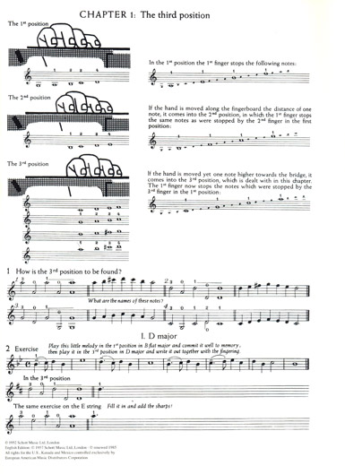 The Doflein Method - Volume 3: Second and third Positions