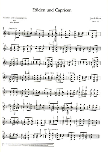 Etudes and Caprices Op. 35
