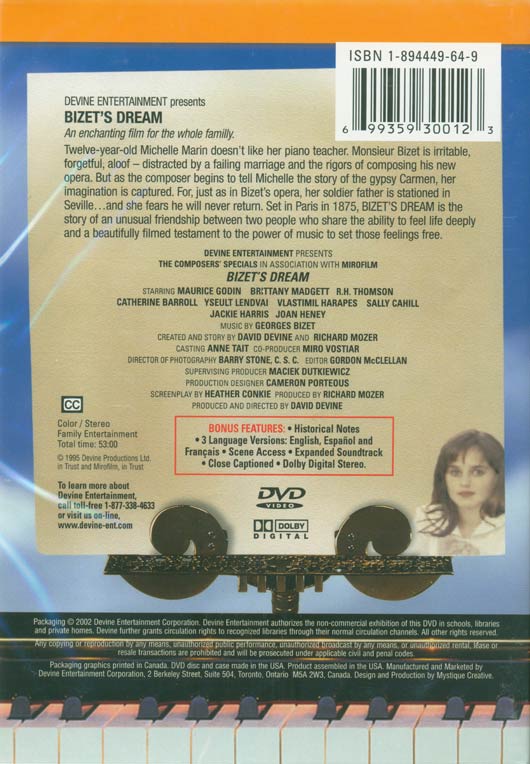 Bizet's Dream DVD