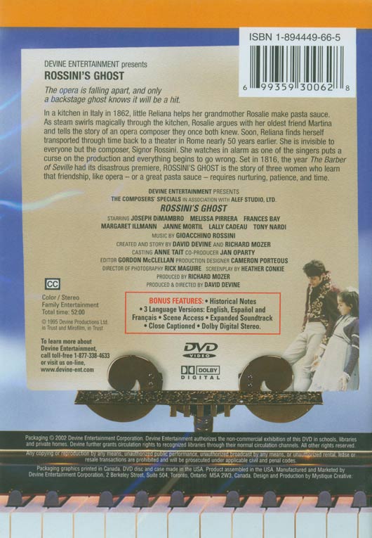 Rossini's Ghost DVD